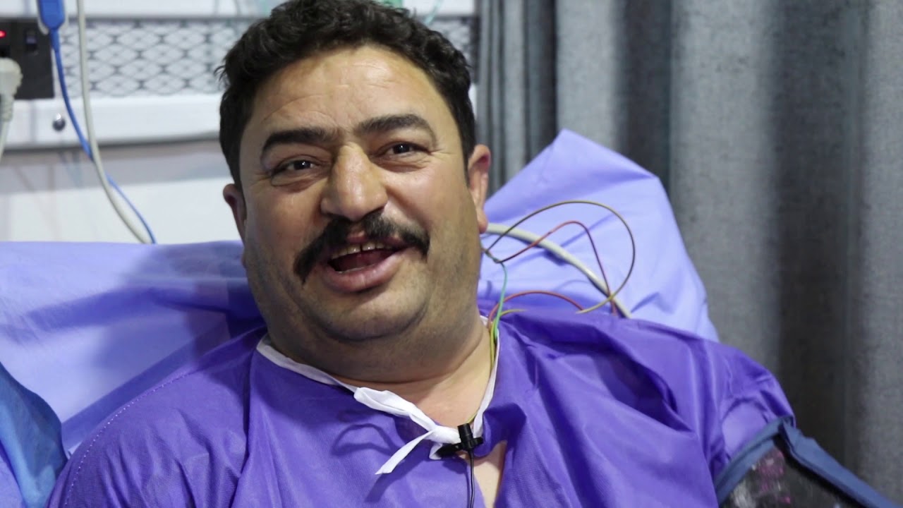 عبارة النجف بقيادة عنبر تعبر بقلب عامر لضفة العافية و الأمان