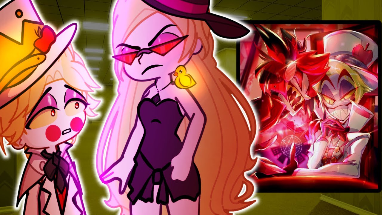 Hazbin Hotel reacts to themselves 🇺🇸🛎️ TW LIGHTS 😈  Gacha 2 Hazbin Hotel Prime reacts to TikTok