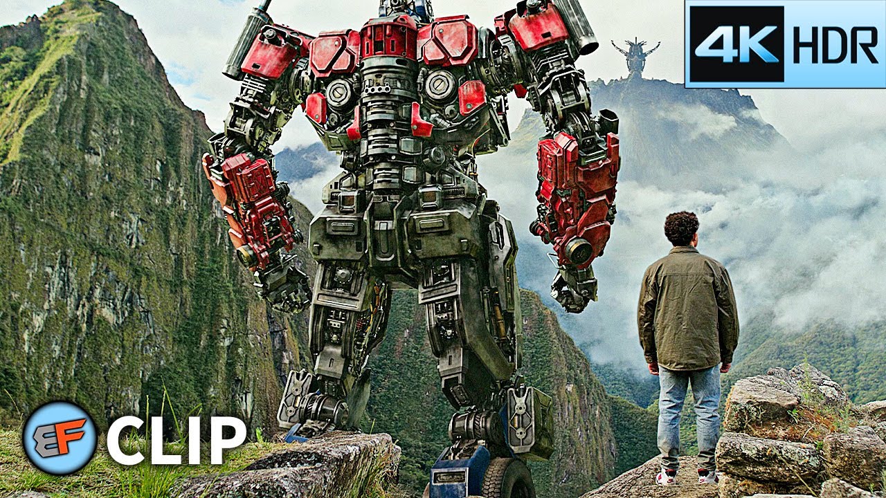 Optimus Prime Talks to Noah "Till All Are One" Scene | Transformers Rise of the Beasts (2023) 4K HDR