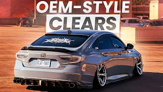 A Company FINALLY Dropped New Clears For The 10th Gen Accord