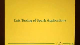 Unit Testing of Spark Application