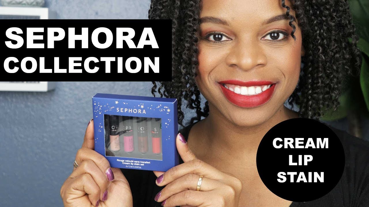 Sephora Collection Cream Lip Stain Set Lipstick Swatches Puckerupbabe
