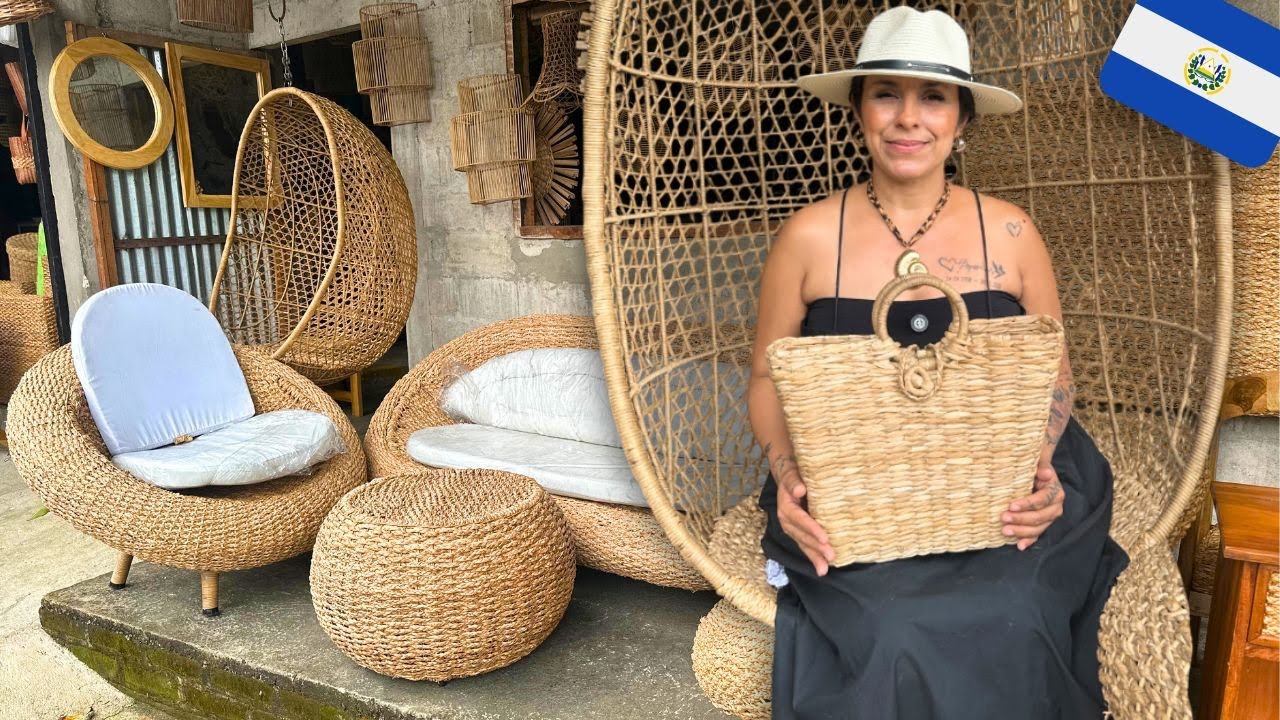 Muebles de mimbre en EL SALVADOR, elegancia natural para tu casa