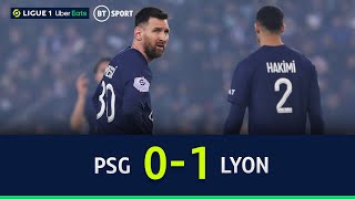 Psg Vs Lyon 0-1 Barcola Sinks Psg Ligue 1