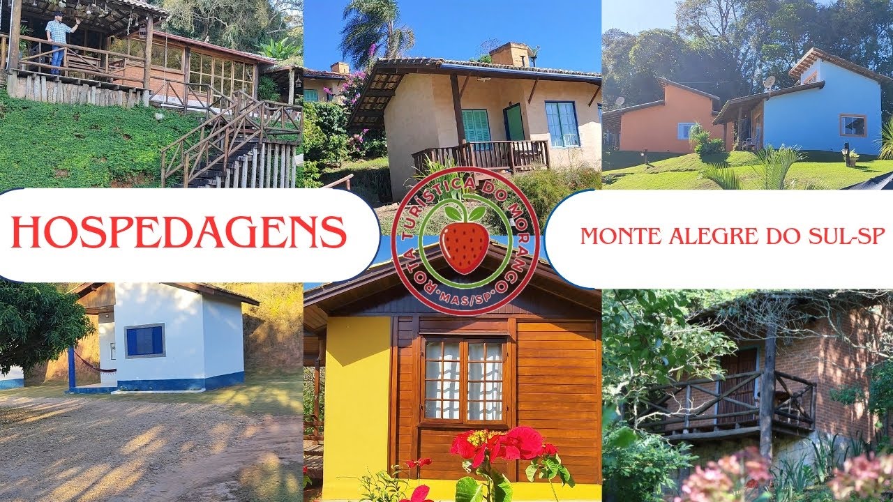 CONHEÇA ALGUMAS HOSPEDAGENS, QUE FAZEM PARTE DA ROTA TURÍSTICA DO MORANGO, EM MONTE ALEGRE DO SUL SP
