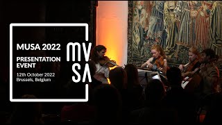 MUSA Brussels 2022 | Presentation Event screenshot 2