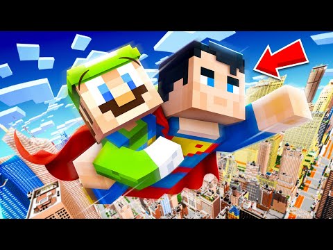 فلم ماين كرافت : سوبرمان انقذ لويجي من الموت ؟!! 😱🔥