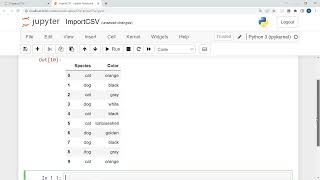 Quick Tutorial - Import Data in Jupyter Notebook