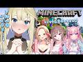 🔴【Minecraft】マイクラ初心者、がんばる!!!なんでもします!!!【真名瀬ゆあ/苺氷えな/ふじかわあや乃/涼花みなせ/Vtuber 】