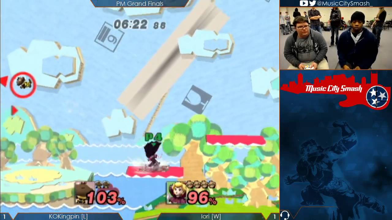 MCSB - KOKingpin (Olimar) vs Iori (Peach) - Project M Grand Finals