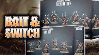 WARHAMMER 40K CHAOS space marines Chaos terminator squad 43-19 GW Neuf EUR 49,90 - FR