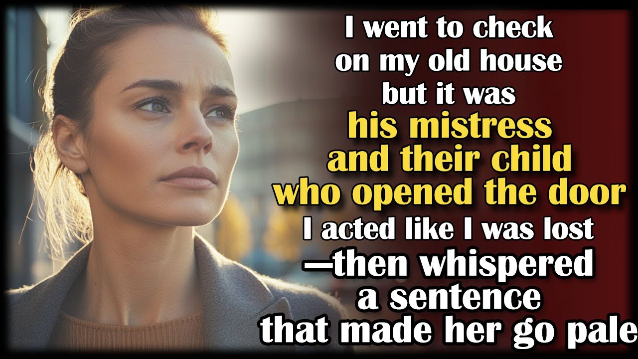 I Went to Check on My Old House, but His Mistress Opened the Door—So I Pretended to Be Lost, Then...