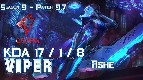 GRF Viper ASHE vs VARUS ADC - Patch 9.7 KR Ranked