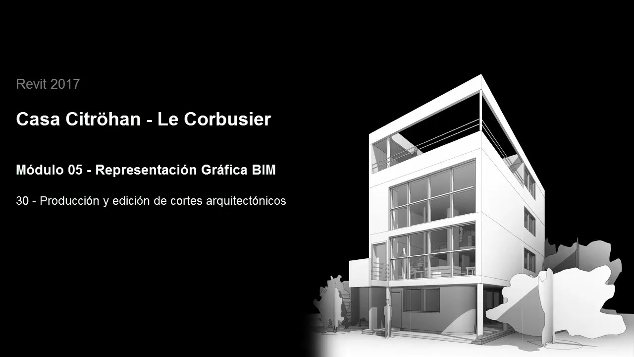 Revit 2017 Casa Citröhan 29 - Producción de cortes arquitectónicos 