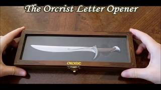 The Hobbit Sword Orcrist Letter Opener - Review and Close Up by JoyAndFun 2,596 views 3 years ago 2 minutes, 52 seconds
