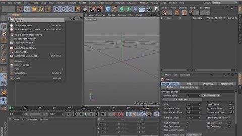 Cinema 4D QuickStart 02: Changing the Layout