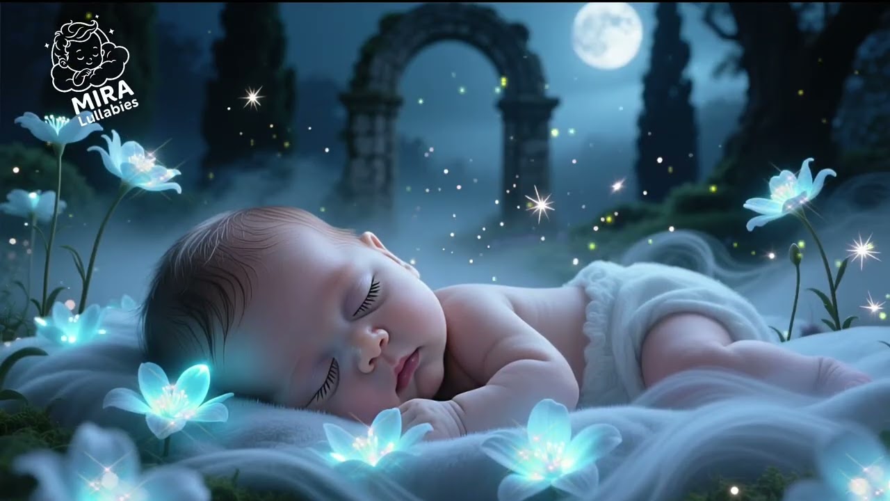 🎵 Night Blossom Lullaby – 1 Hour of Gentle Baby Sleep Music