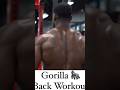 BACK WORKOUT AT GYM