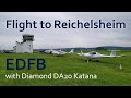 ✈ Flug nach Reichelsheim mit einer Diamond DA20 Katana