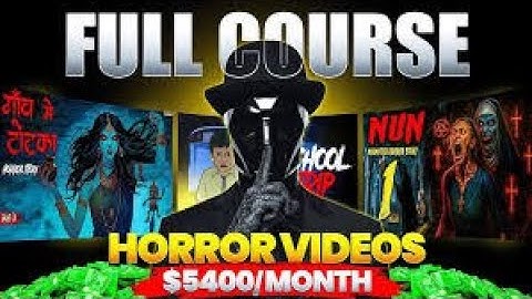 Make VIRAL AI Horror Stories in Minutes | Complete course