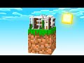 BUILDING A HOUSE ON ONE BLOCK in MINECRAFT