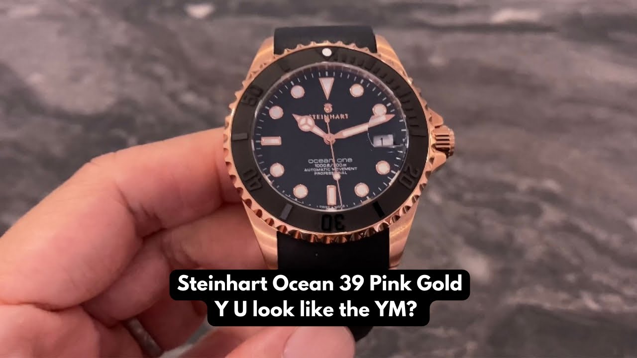 最大55％オフ！ スタインハートSTEINHART Ocean One 39 pink gold 