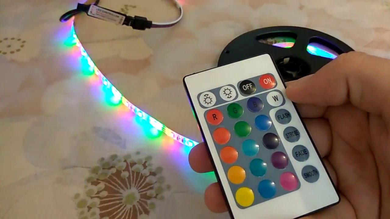 RGB Светодиодные ленты - YouTube