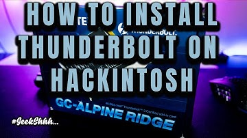 Flashing an Alpine Ridge Thunderbolt 3 Card for Hackintosh CH341A MacPro TitanRidge Gigabyte Gc
