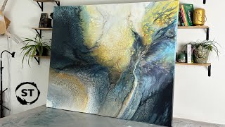 'First Light' Pearl Acrylic Pouring FULL Tutorial | Wild Experiment!