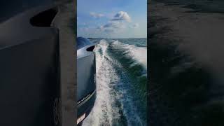 ?‍☠️ florida boating beach saltwater fishing lady angler seahunt waves short