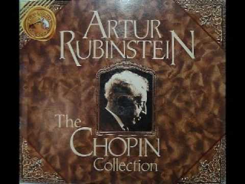 Arthur Rubinstein - Chopin Impromptu No. 1 in A flat, Op. 29