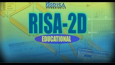 RISA 2D | Portal Frame Analysis