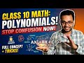 Class 10th POLYNOMIALS One Shot 🔥 Class 10 Maths Chapter 2 | One Day One Chapter |Amitabha dada