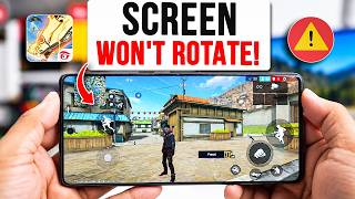 FIX Free Fire Screen Rotate Problem | Free Fire Auto Rotate Not Work Problem SOLVED screenshot 3