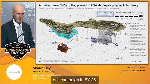 Greatland Resources Limited presents at Mining Forum Americas 2025