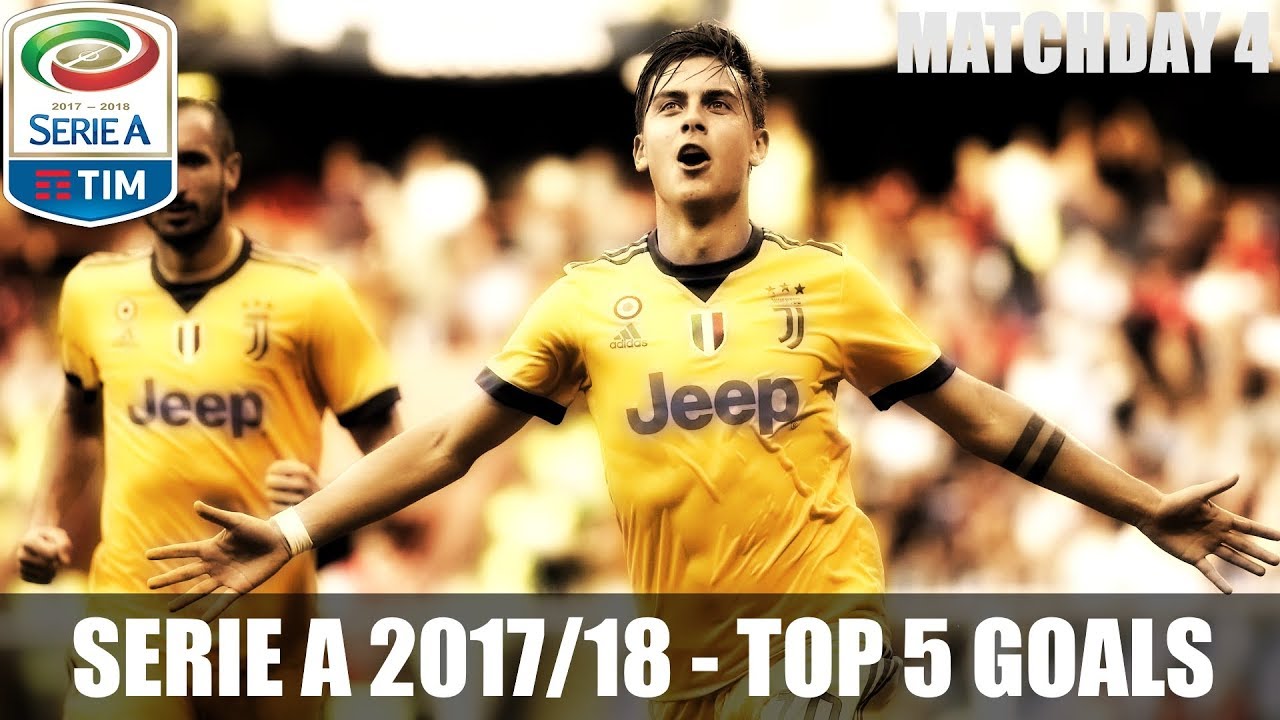 SERIE A 2017/18 ● TOP 5 GOALS ●  MATCHDAY 4 ᴴᴰ
