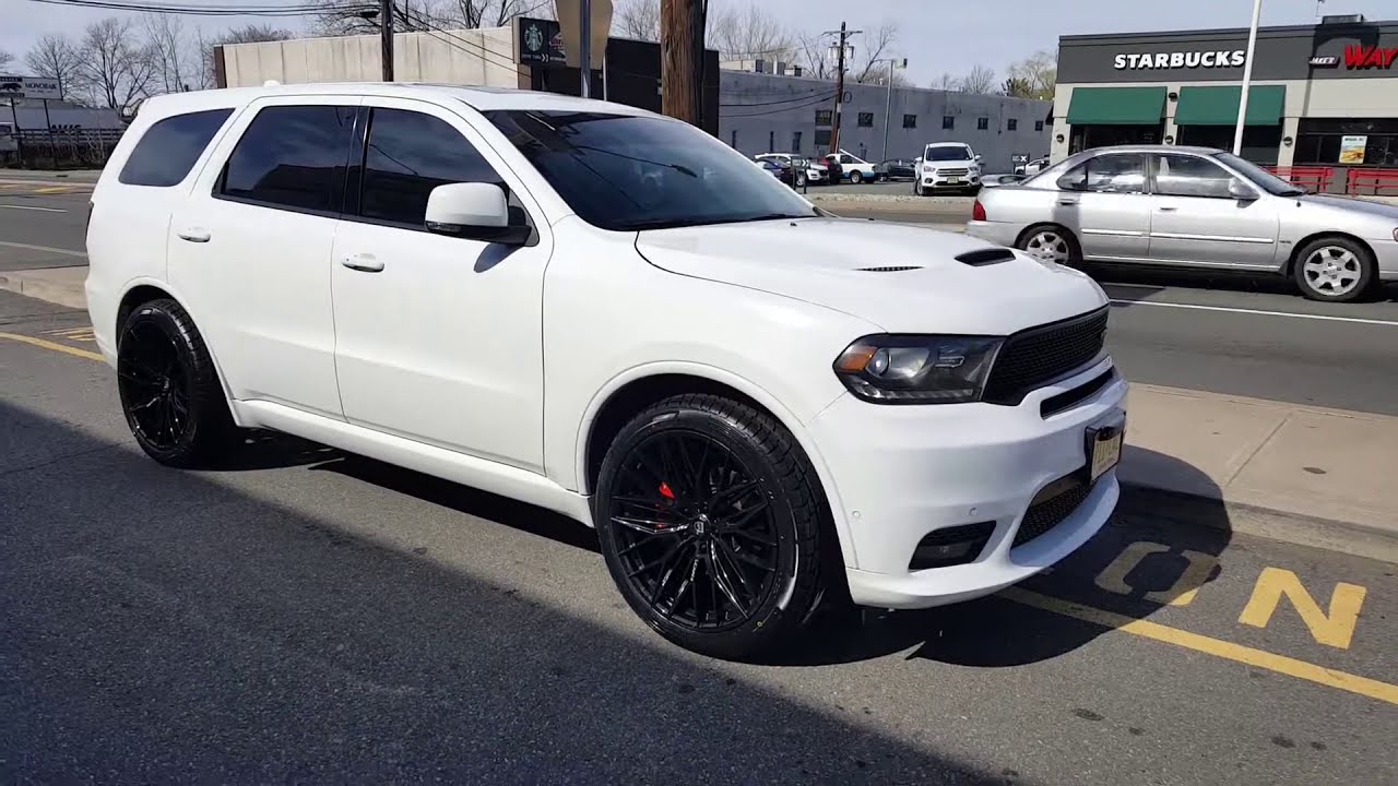 Dodge Durango with customized 22 inch Tires and Wheels Review