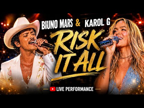 Bruno Mars & Karol G - Risk it all ( live performance) sofi stadium 