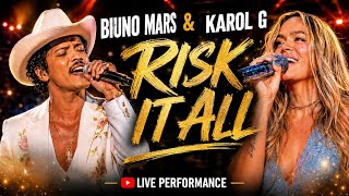 Bruno Mars & Karol G - Risk it all ( live performance) sofi stadium 
