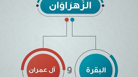 الزهراوين سورة البقرة وآل عمران والفاتحة، قراءة سريعة للمراجعة