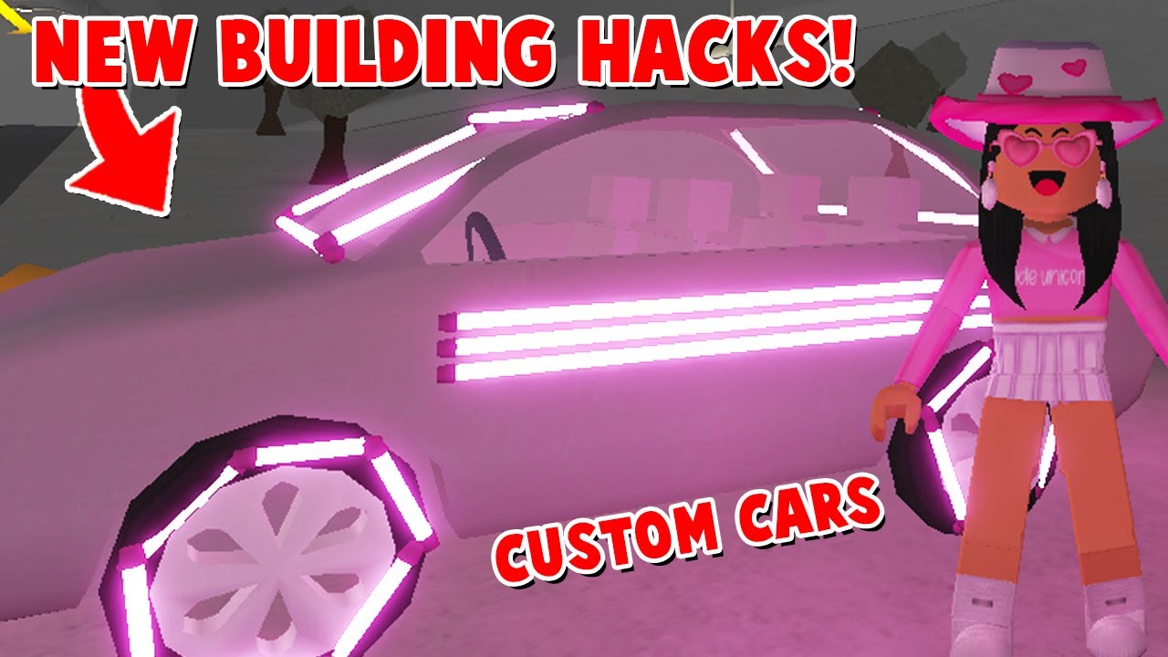 5 Building Hacks You Didn T Know In Bloxburg Custom Cars Roblox Youtube - roblox bloxburg new cars