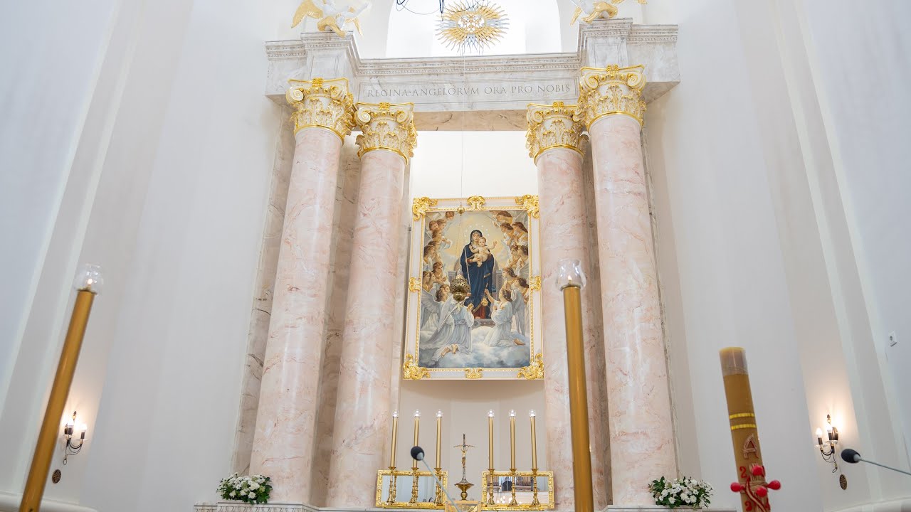 Заслаўе. 604 гады парафii. Адноўлены алтар. Урачыстасць Нараджэння Панны Марыі 2024 год.