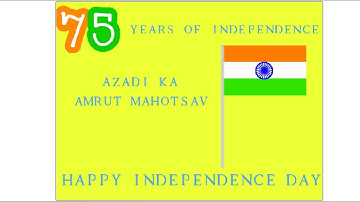 Project coded in scratch on Independence Day 2022|