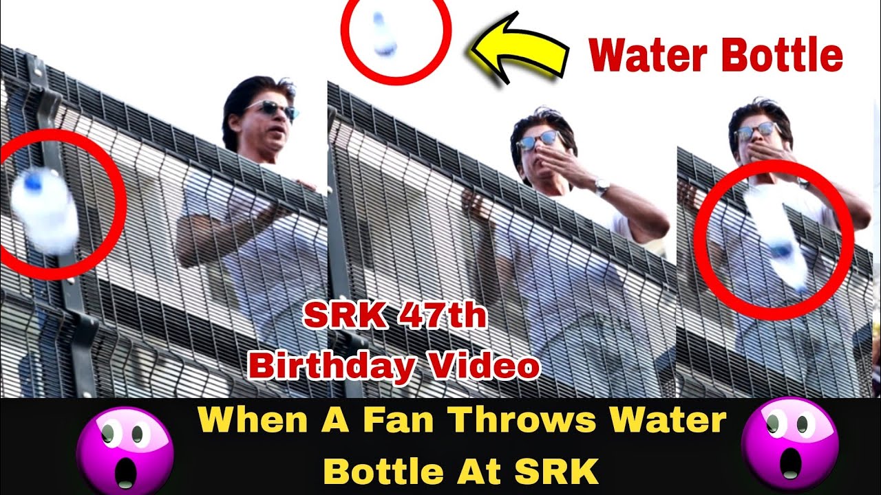 fan that throws water bottle