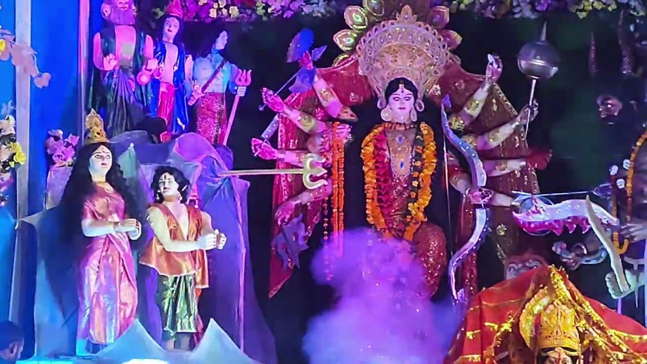 Durga Puja Pandal 2025, Moving Statues @Lenin Chowk, Muzaffarpur