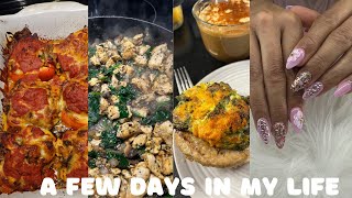 A FEW DAYS IN MY LIFE//COSTCO & WALMART HAUL//GOT MY NAIL DONE//WORKOUT TIME//FITMOM OVER 40//VLOG