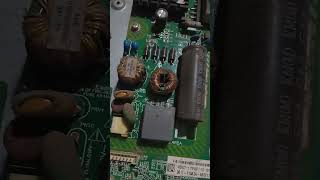 High  voltage in led tv motherboard damage ic