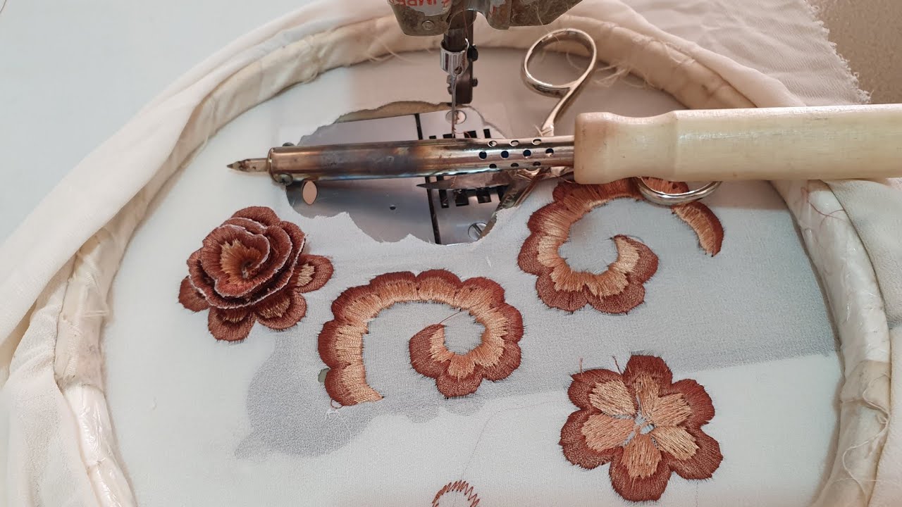 تعليم تطريز وردة d3 بشكل سهل سهل ومبسط مع سر إتقان هد نوع من طرز