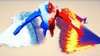 DUO FIRE AND ICE GODS vs EVERY BOSS - Totally Accurate Battle Simulator TABS screenshot 1
