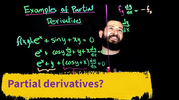 Partial Derivatives and Implicit Differentiation